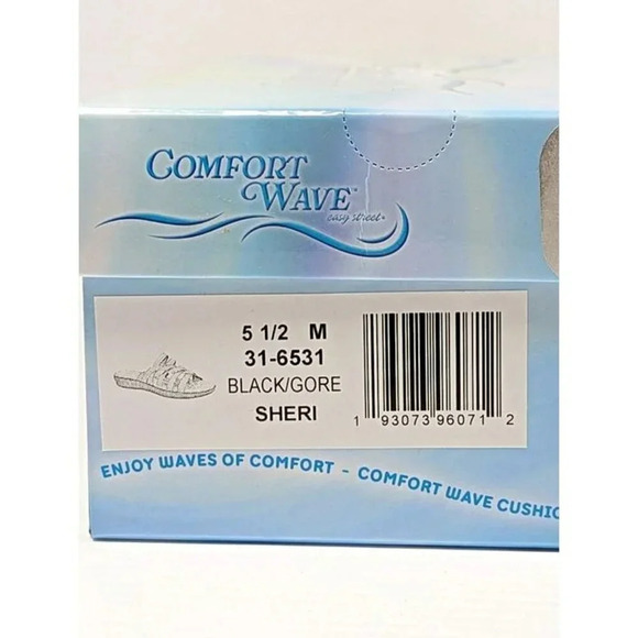 Easy Street Comfort Wave Sheri Women's Slide Sandals Black Size 5.5 M - Picture 8 of 8